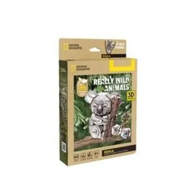 Puzzle 3D National Geographic Koala 60el Cubic Fun