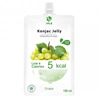 Jelly.B Galaretka Konjac Winogrono rolinno-owocowa 150 g