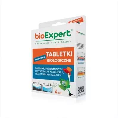 bioExpert Tabletki biologiczne do szamb i przydomowych oczyszczalni 4 szt.