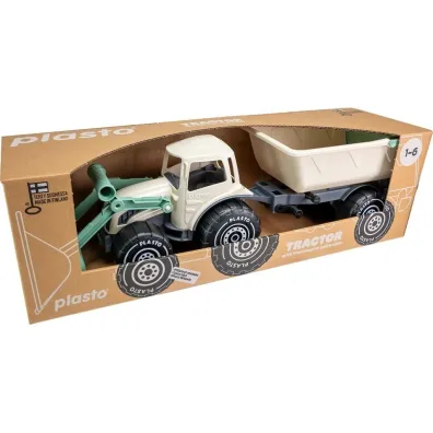 Traktor z �adowaczem i przyczepk� 57cm Tactic