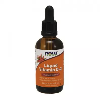Now Foods Witamina D3 400 IU w MCT Suplement diety 60 ml