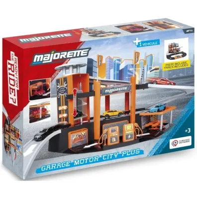 Majorette - gara� Motor City plus + 1 auto Simba
