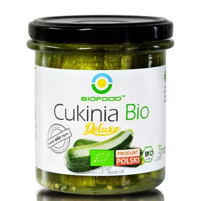 Bio Food Cukinia w zalewie deluxe bezglutenowa 320 g Bio