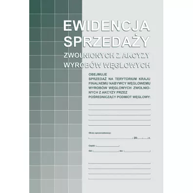 Ewidencja sprzeday zawolnionych z akcyzy... 305-1