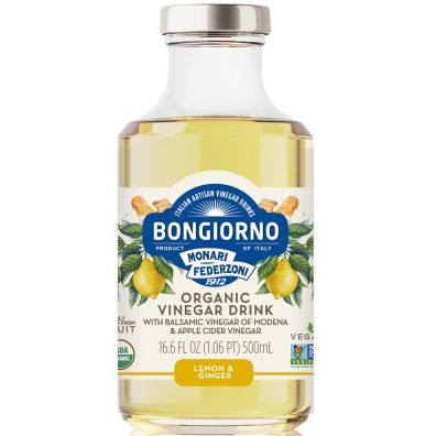 Bongiorno Napój o smaku cytrynowo-imbirowym z octem balsamicznym z Modeny 500 ml Bio