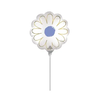 Balon foliowy Mini Shape purple daisy