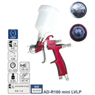 Adler Pistolet lakierniczy lvlp 1.0mm