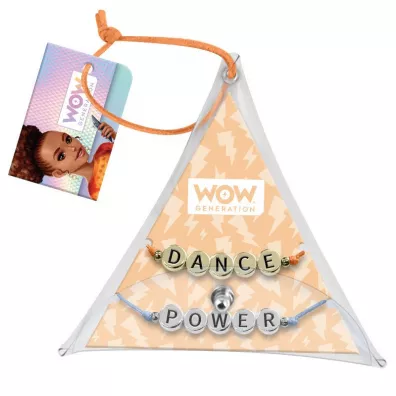 Bransoletki z przesaniem WOW trjkt KIDS EUROSWAN