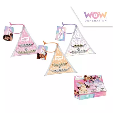 Bransoletki z przesaniem WOW trjkt KIDS EUROSWAN