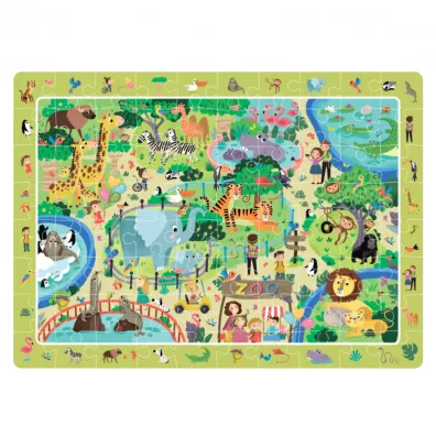 Puzzle obserwacyjne 80 el. W Zoo Dodo