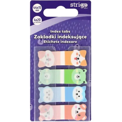 Strigo Zak�adki indeksuj�ce Misie 44x15mm 80 kartek