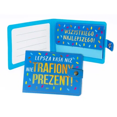 Kukartka Portfelik koperta Lepsza kasa