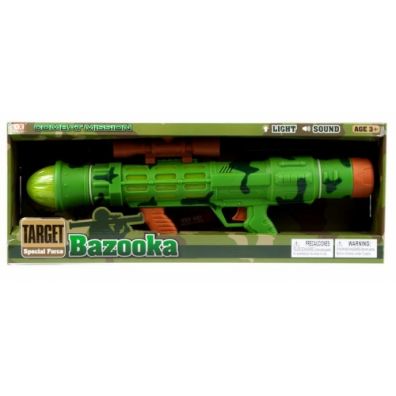 Wyrzutnia rakiet Bazooka w pudeku 60x23x10cm MC Mega Creative