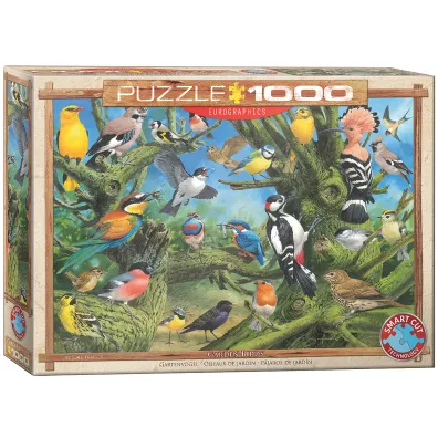 Puzzle 1000 el. Ptaki ogrodowe, Joahn Franc Eurographics