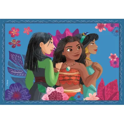 Puzzle 4w1 - SuperColor. Disney Princess (12+16+20+24 el.) Clementoni