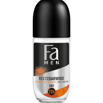 Fa Men Red Cedarwood 72h antyperspirant w kulce o zapachu nut drzewnych czerwonego cedru 50 ml