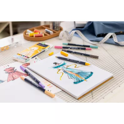 Faber-Castell Pisak dwustronny Goldfaber fashion 6 szt.