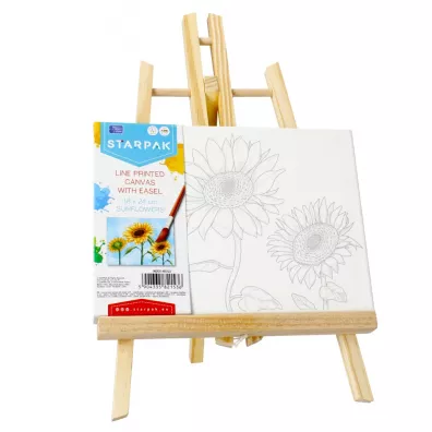 Starpak Podobrazie z nadrukiem i sztalug 18x24 cm
