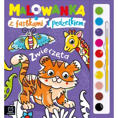 MALOWANKA Z FARBKAMI I P�DZELKIEM. ZWIERZ�TA - Anna Podg�rska