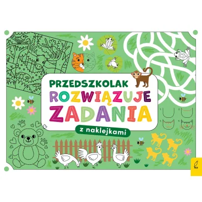 Przedszkolak rozwi�zuje zadania. Zeszyt zielony