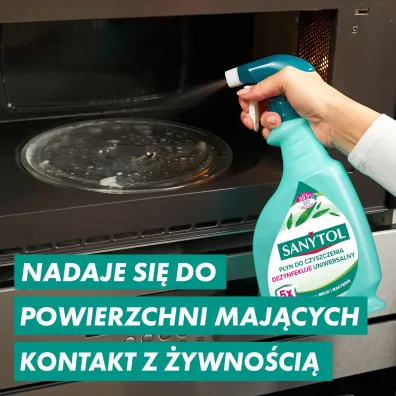 Sanytol Spray uniwersalny do czyszczenia i dezynfekcji o zapachu eukaliptusa Zestaw 3 x 500 ml