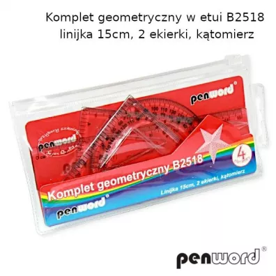 Penword Komplet geometryczny 4 el. 4 elementy