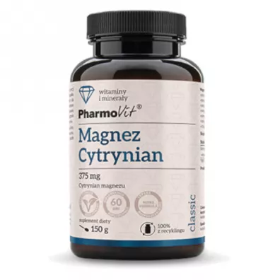 Pharmovit Magnez Cytrynian 375 mg - suplement diety 150 g