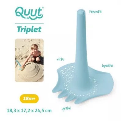 opatka wielofunkcyjna Triplet Vintage Blue Quut