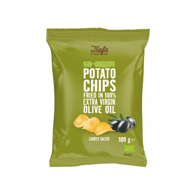 Trafo Chipsy ziemniaczane smaone na oliwie z oliwek 100 g Bio