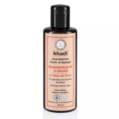 Khadi �el pod prysznic i do k�pieli - kwiat granatu i pomara�cza 210 ml