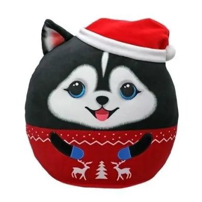 Ty Squishy Beanies Rudy - czarny pies 22cm