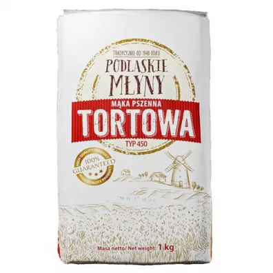 Pzz Podlaskie Myny Mka pszenna typ 450 tortowa 1 kg