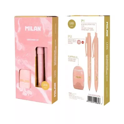 Milan Zestaw prezentowy Lava r�owy