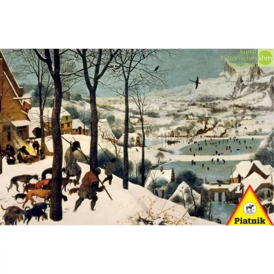 Puzzle 1000 el. Brueghel, My�liwi na �niegu Piatnik