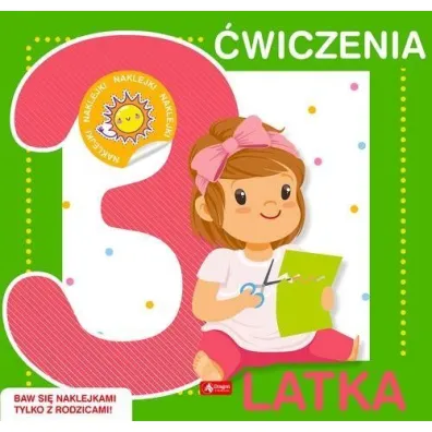 �wiczenia 3-latka + naklejki