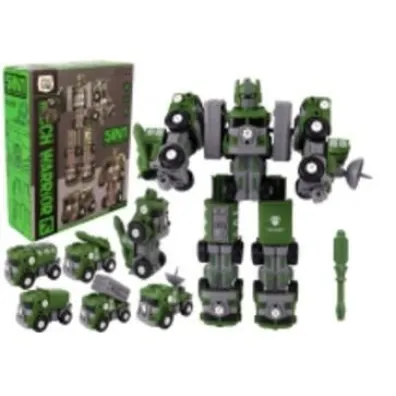 Robot 5w1 skr�cany zielony Pro Kids