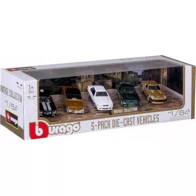 Bburago model vintage collection 5-pk. 1:64