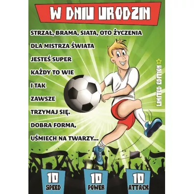 Stamp Karnet Comic B6 + koperta wz�r nr 25 Urodziny