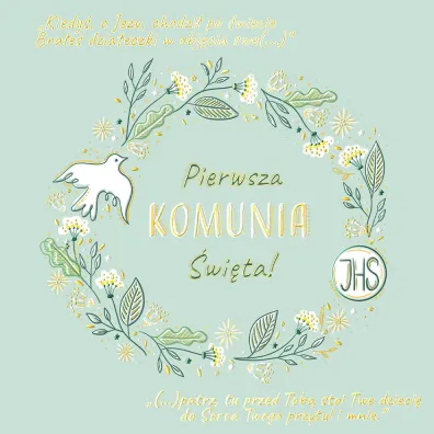 Henry Karnet A5 Komunia Mi�towy go��bek