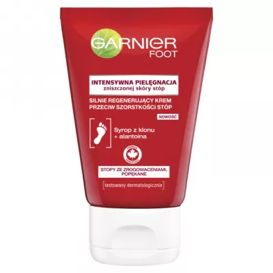 Garnier Intensywna Piel�gnacja silnie regeneruj�cy krem przeciw szorstko�ci st�p 100 ml
