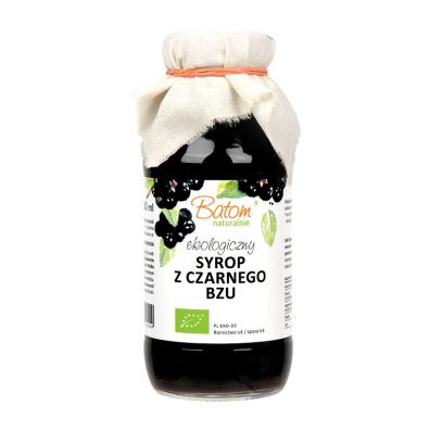 Batom Syrop z czarnego bzu 330 ml Bio