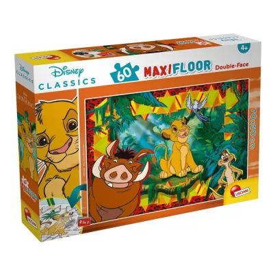 Puzzle dwustronne maxi 60 el. Krl Lew Lisciani