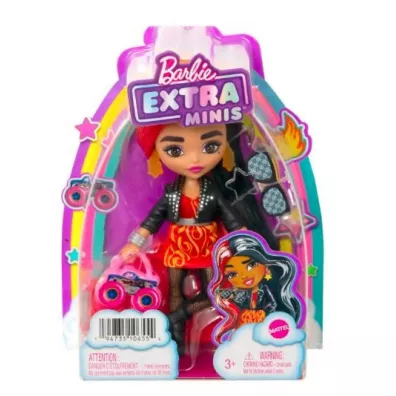 Lalka BARBIE Extra Minis Sukienka pomienie Mattel
