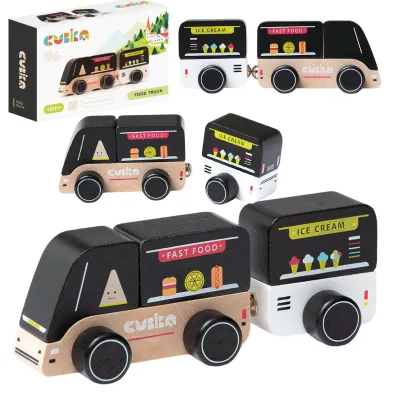 Food truck drewniany Cubika