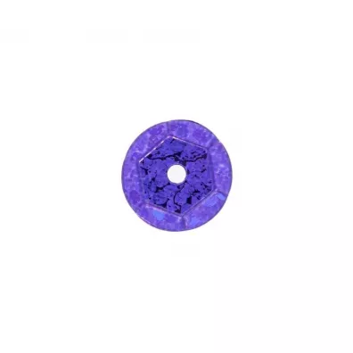 Cekiny hologramowe H 60 fioletowy 6mm, 10g