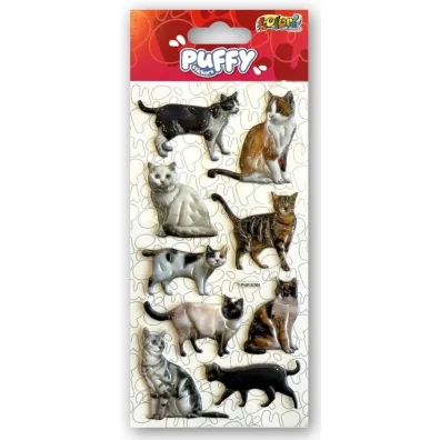 Naklejki puffy Cats PENMATE