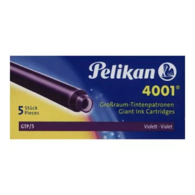 Pelikan Naboje d�ugie fioletowe 5 szt.