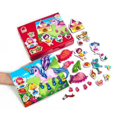 Puzzle Gra magnetyczna - Wr�ki i jednoro�ce Roter Kafer