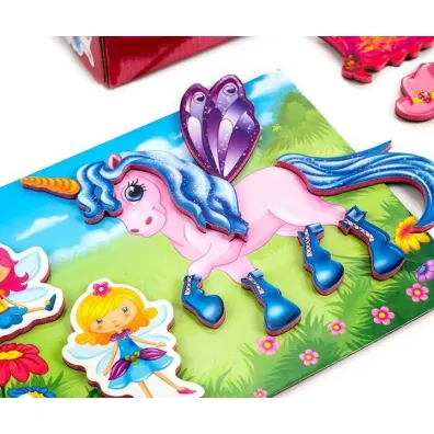 Puzzle Gra magnetyczna - Wr�ki i jednoro�ce Roter Kafer