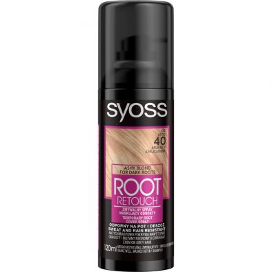 Syoss Root Retouch spray do maskowania odrostw Popielaty Blond 120 ml